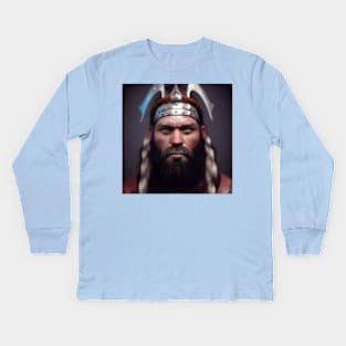 Viking Raider Kids Long Sleeve T-Shirt